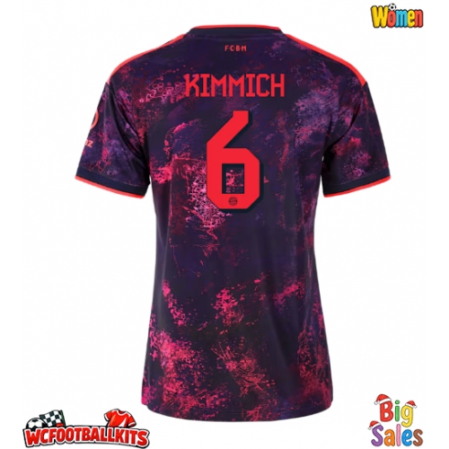 Bayern Munich Joshua Kimmich #6 Replica Third Stadium Shirt for Women 2026-27 Short Sleeve